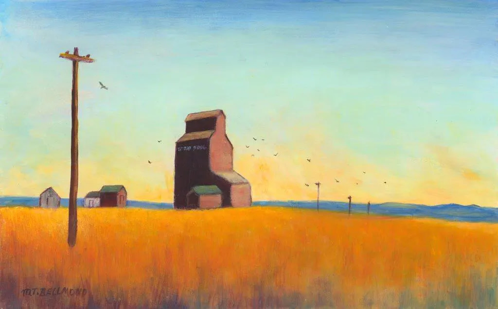 Lone Sentinel Canadian Prairies - Grain Elevators